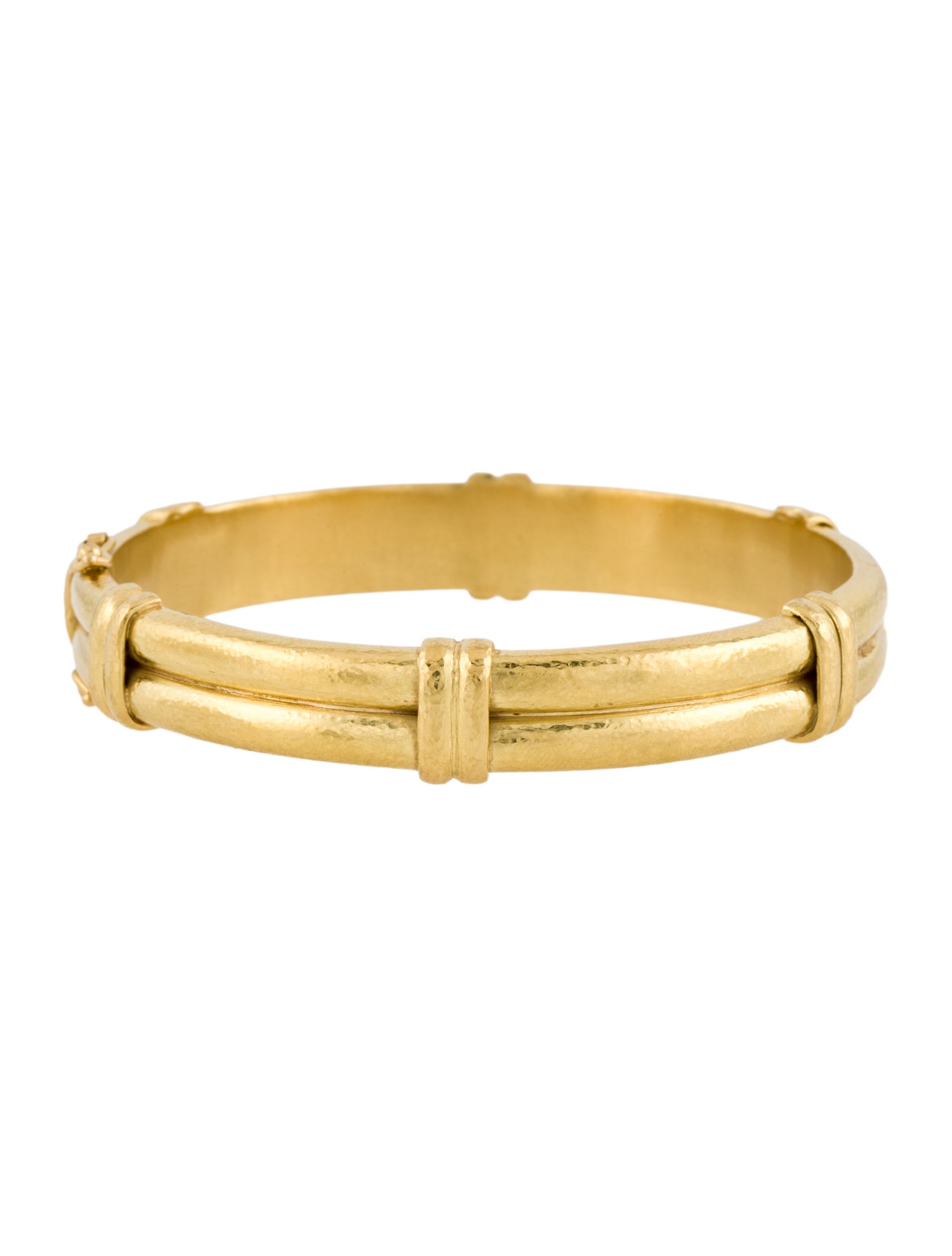 Elizabeth Locke Banded Hinged Bangle