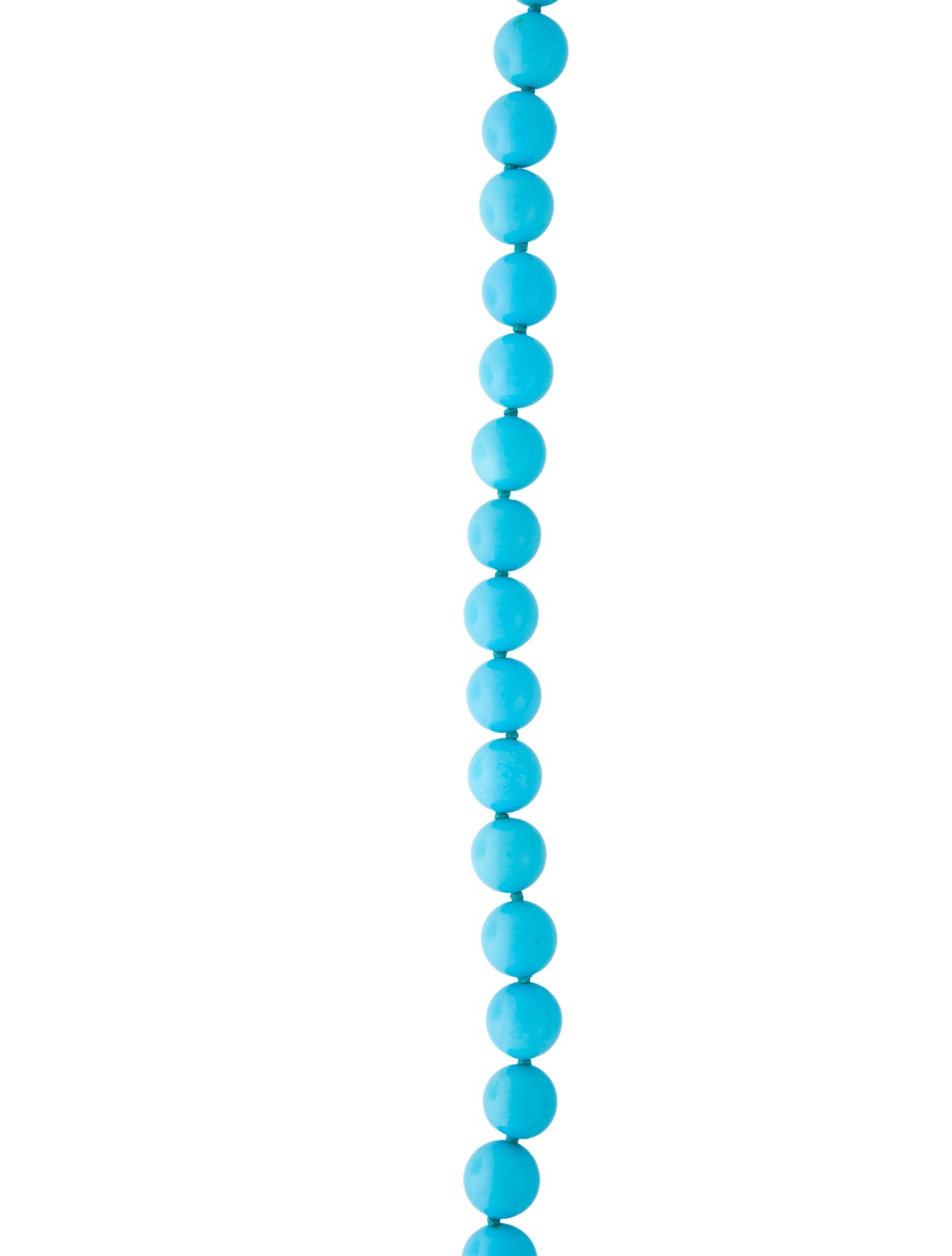 Elizabeth Locke 19K Turquoise Bead Necklace