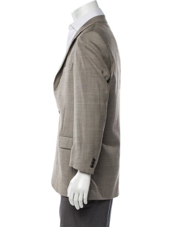 Emanuel Ungaro Wool Plaid Print Sport Coat