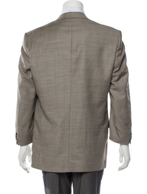Emanuel Ungaro Wool Plaid Print Sport Coat