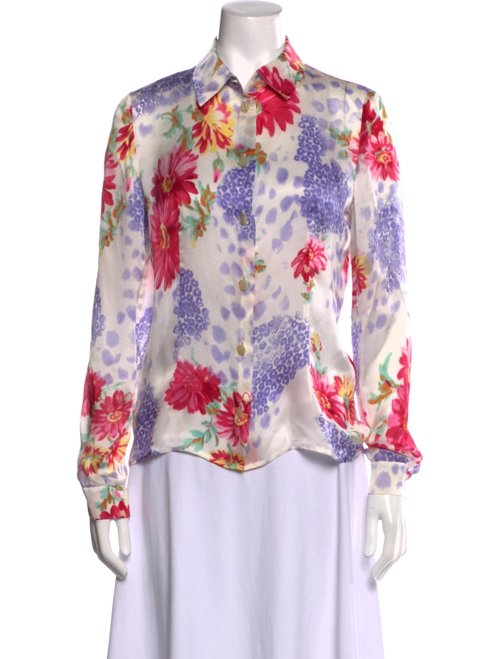 Emanuel Ungaro Vintage 1980's Button-Up Top - image 1
