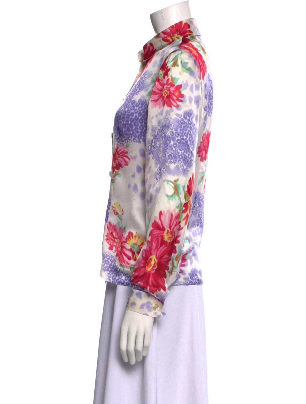 Emanuel Ungaro Vintage 1980's Button-Up Top - image 2