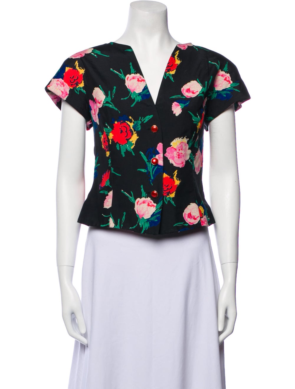 Emanuel Ungaro Vintage 1980's Crop Top - image 1