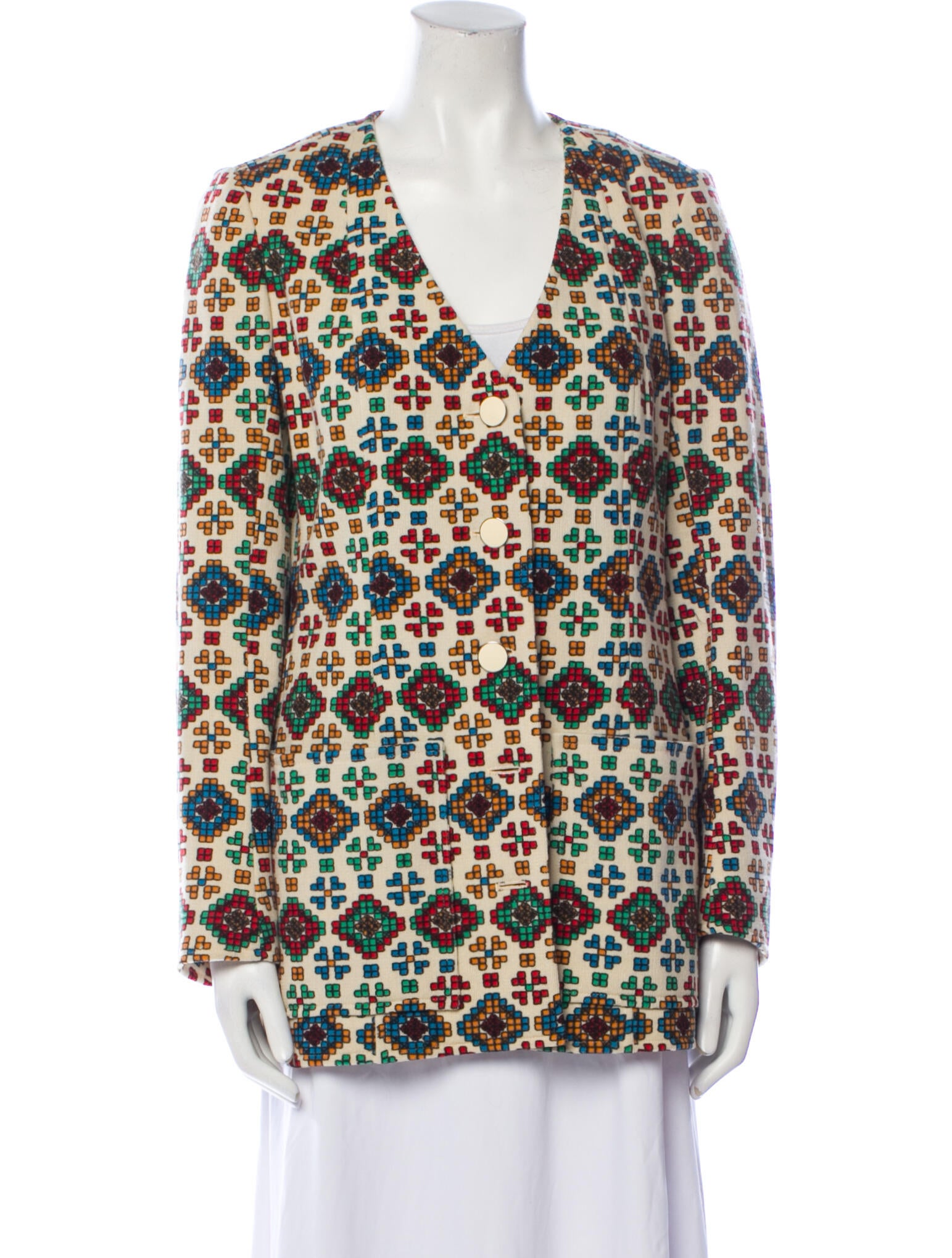 Emanuel Ungaro Vintage Late 1960's - Early 1970's Evening Jacket