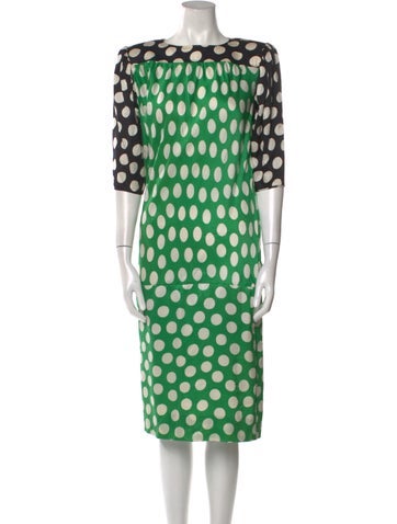 Emanuel Ungaro Dresses Vintage Knee-Length Dress M