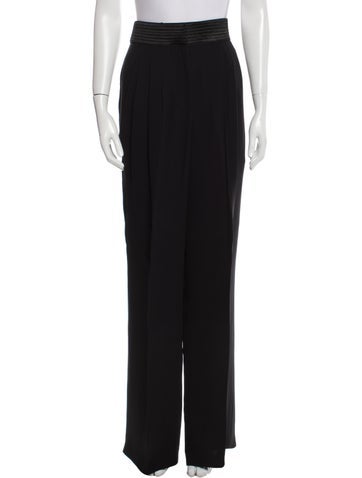 Emanuel Ungaro Pants Silk Wide Leg Us12, Fr44 | XL