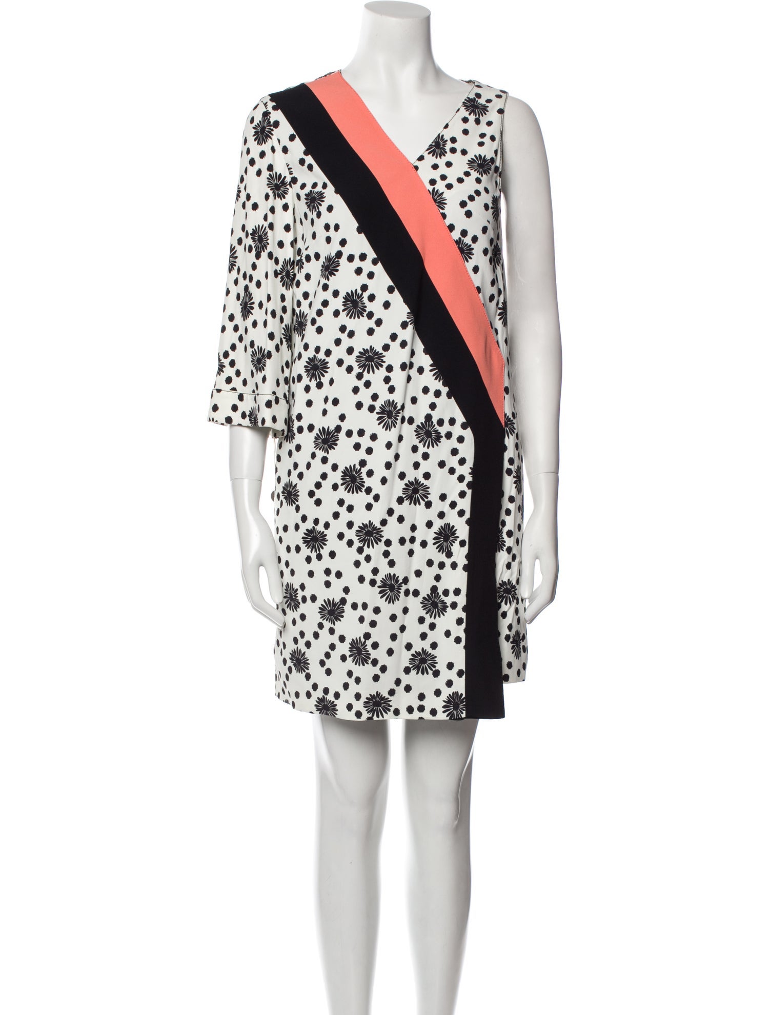 Emanuel Ungaro Polka Dot Print Mini Dress