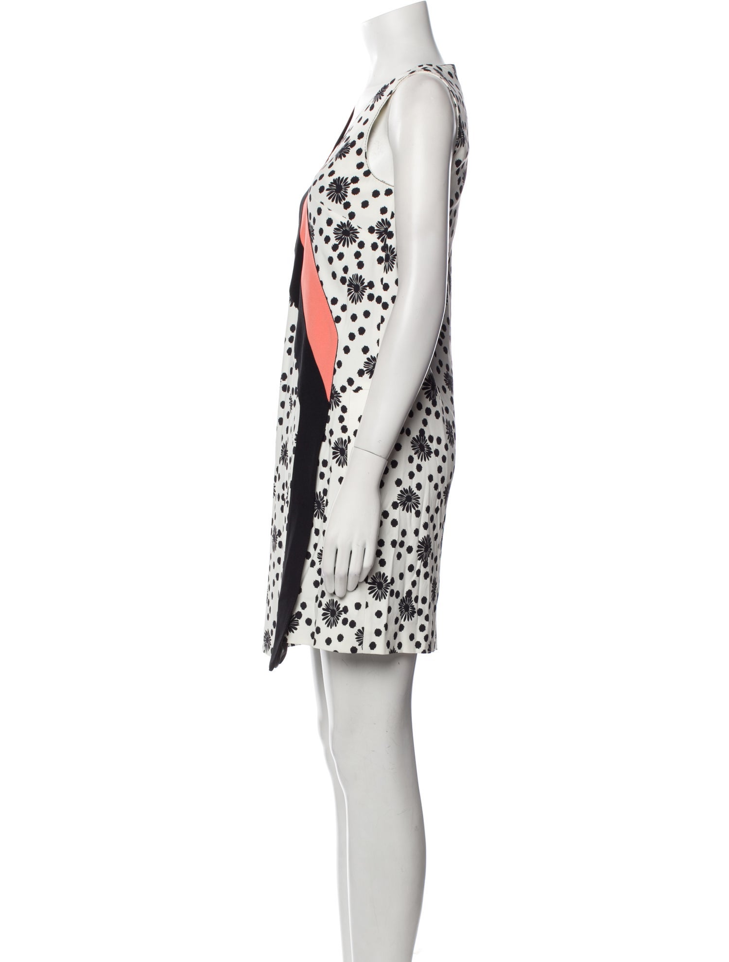 Emanuel Ungaro Polka Dot Print Mini Dress