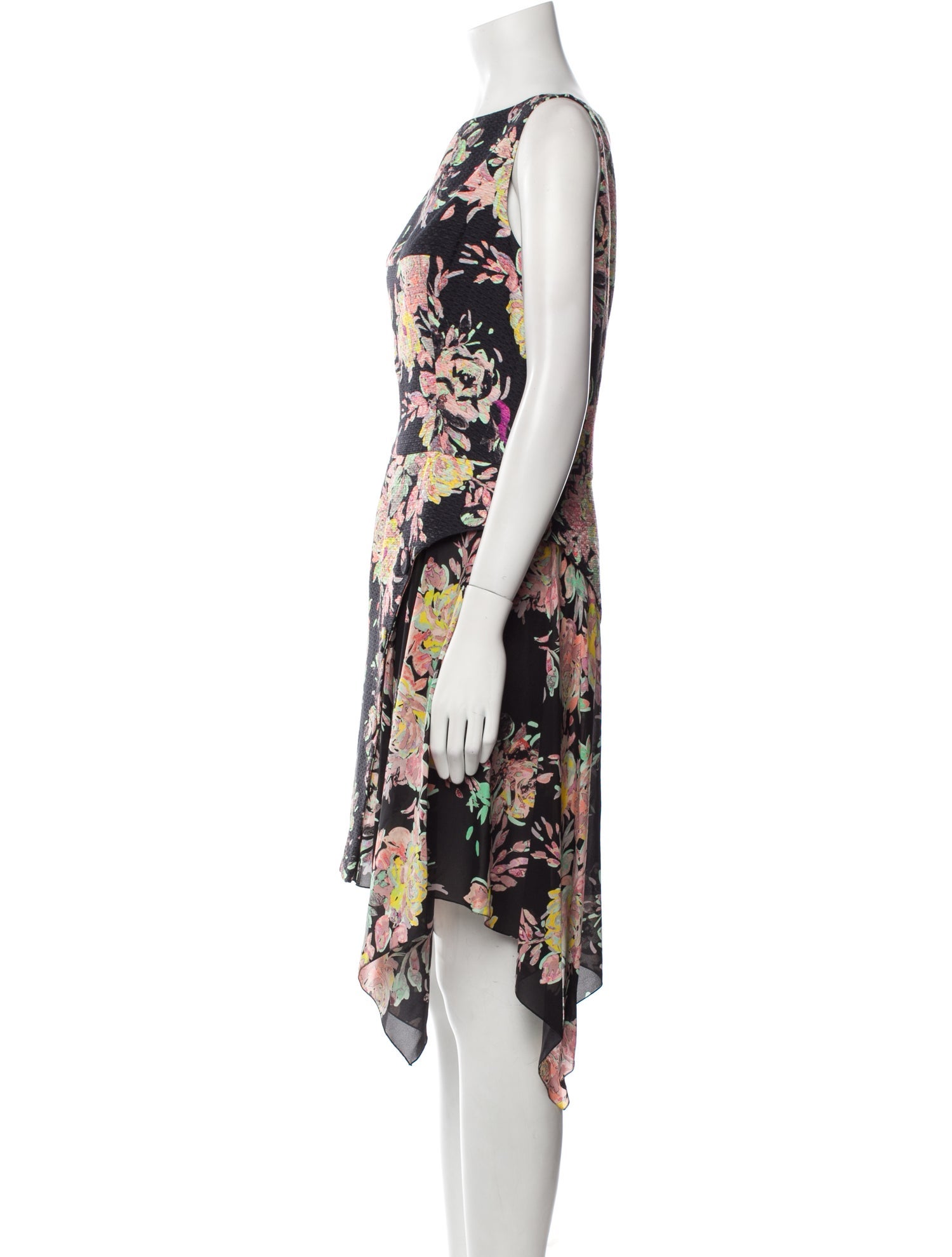 Emanuel Ungaro Floral Print Midi Length Dress