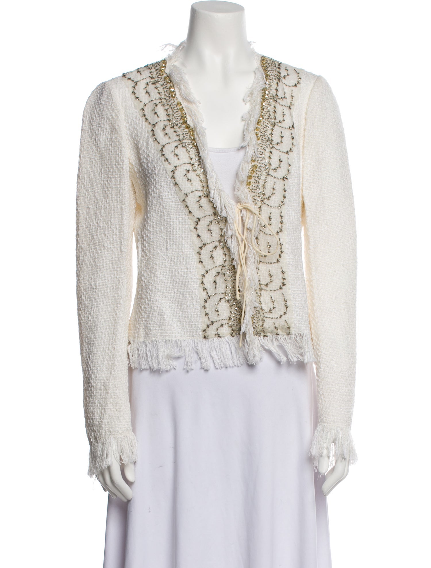 Emanuel Ungaro 2000's Tweed Pattern Jacket