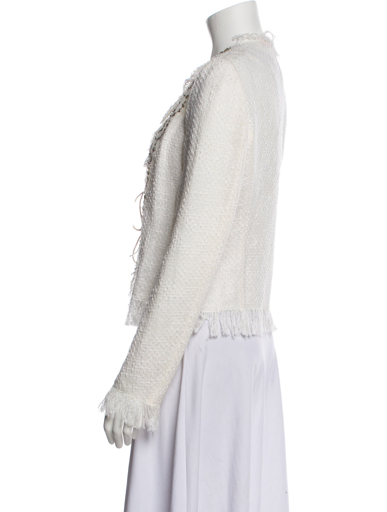 Emanuel Ungaro 2000's Tweed Pattern Jacket