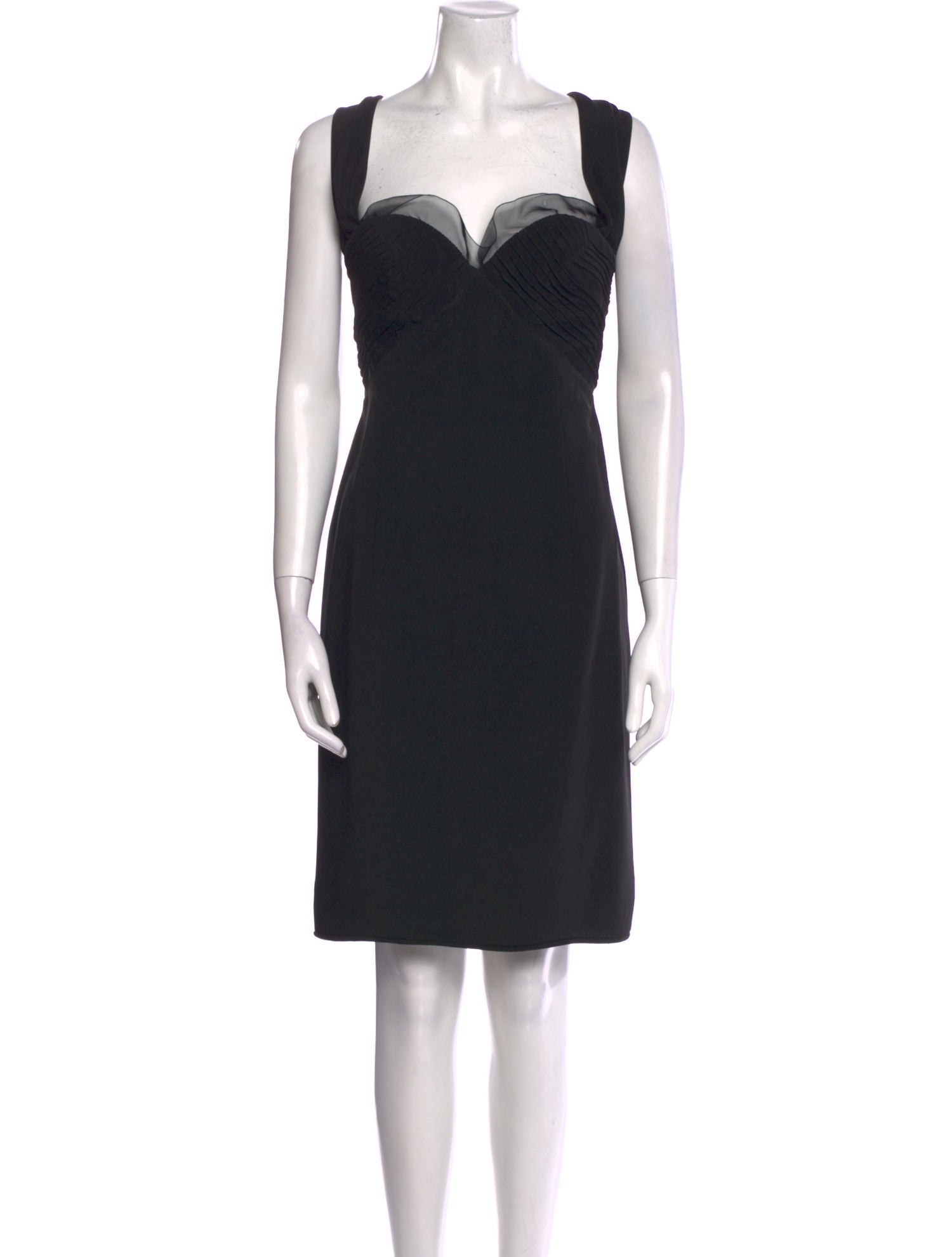 Emanuel Ungaro Square Neckline Midi Length Dress