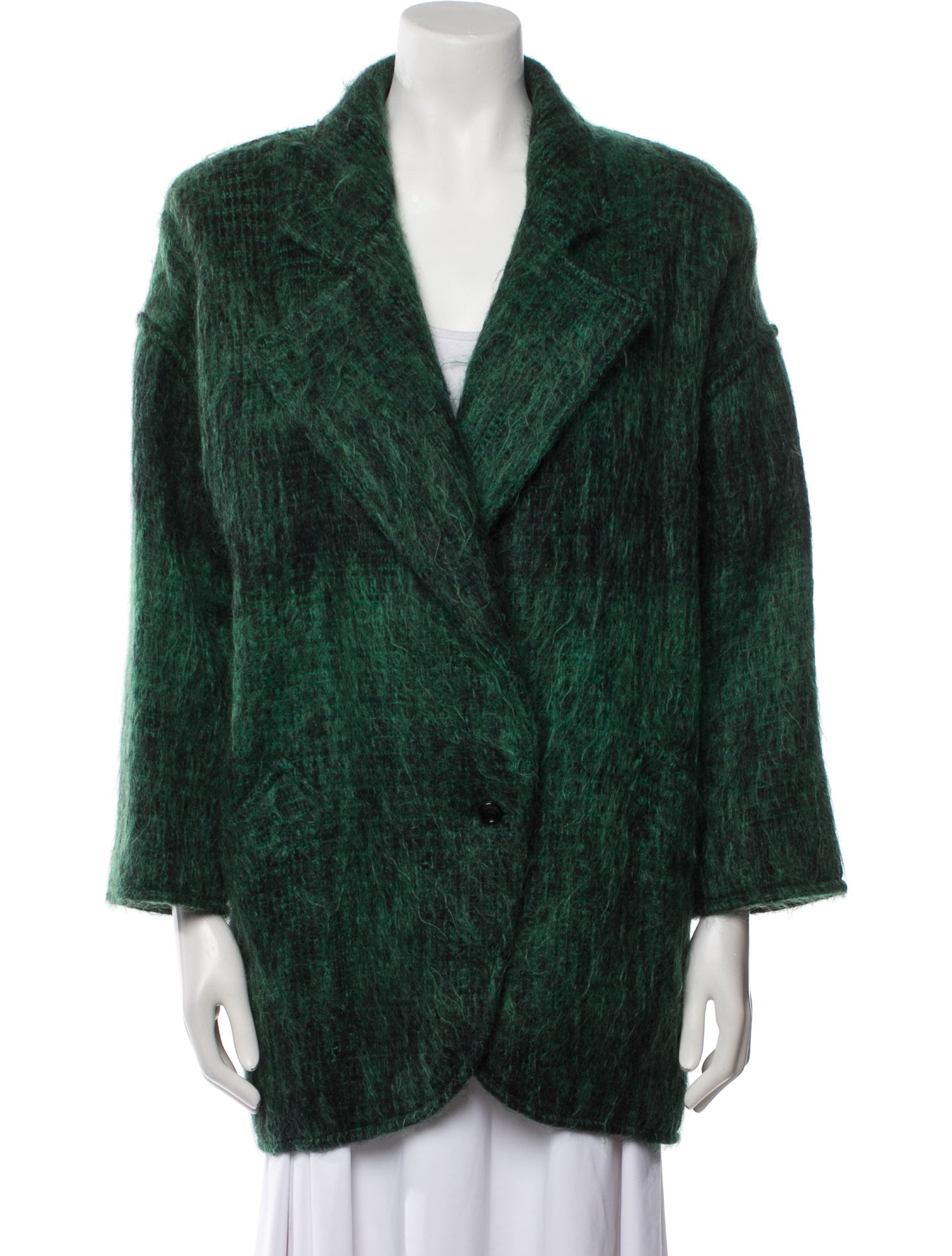 Emanuel Ungaro Vintage 1980's Faux Fur Coat