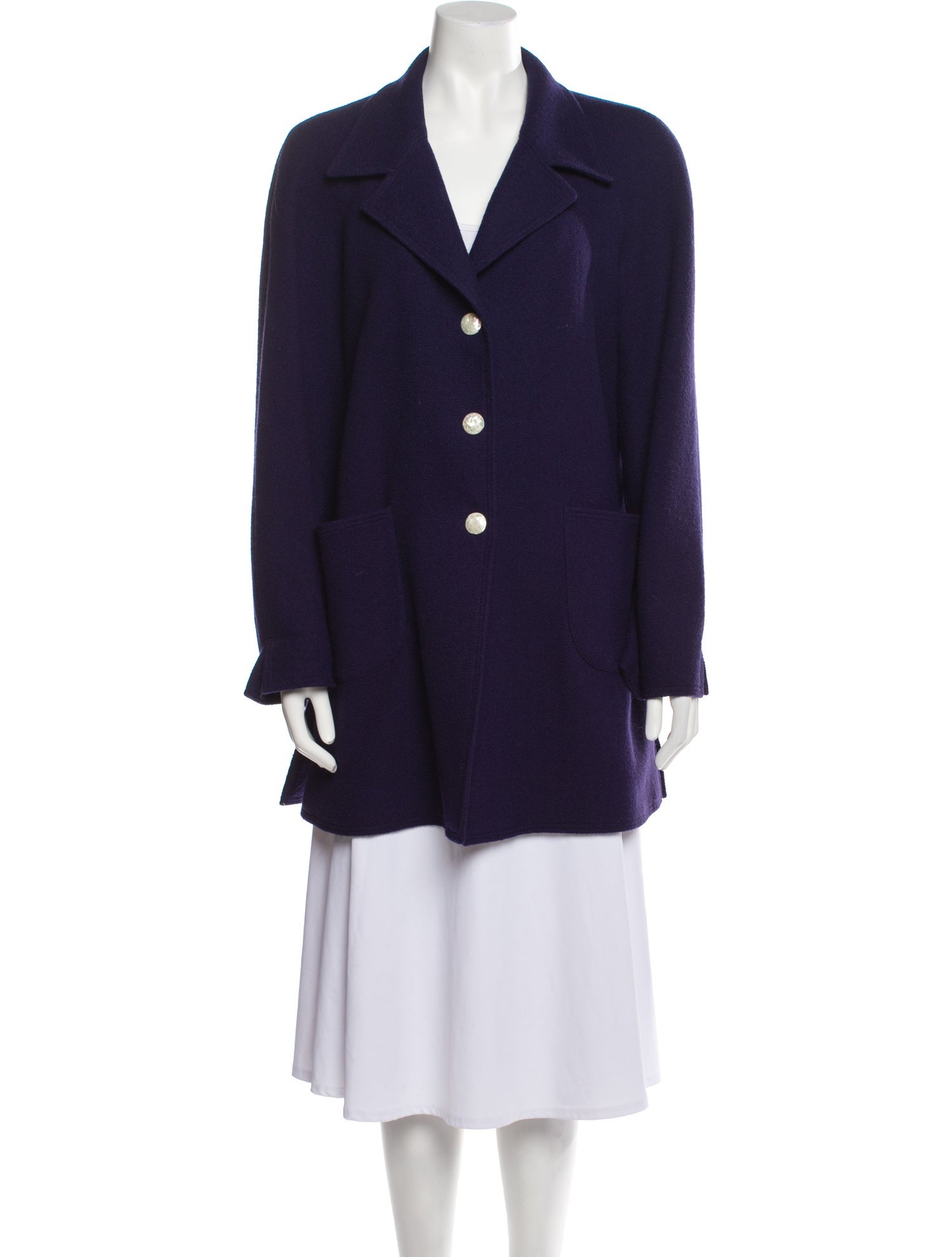 Emanuel Ungaro Wool Peacoat