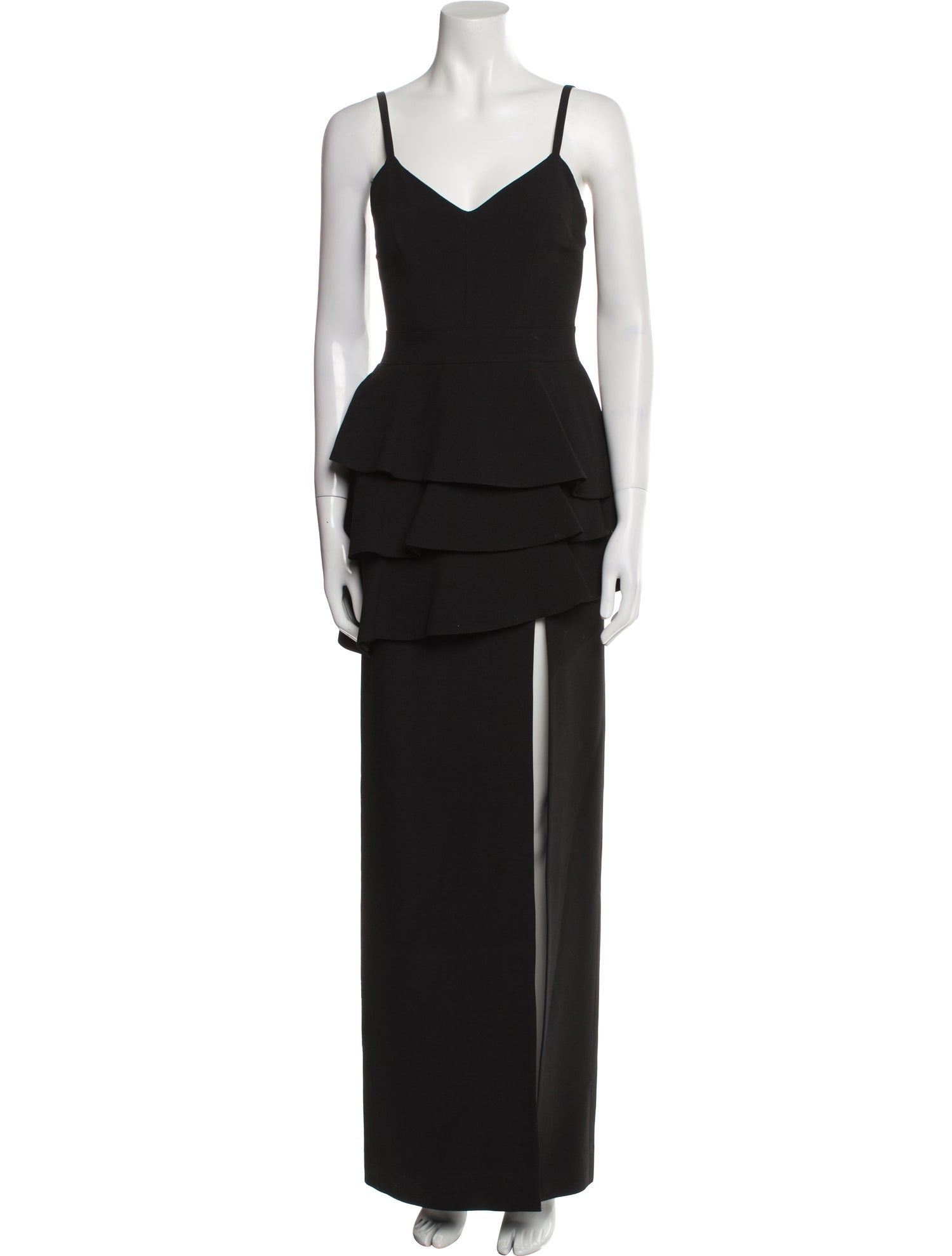 Emanuel Ungaro V-Neck Long Dress