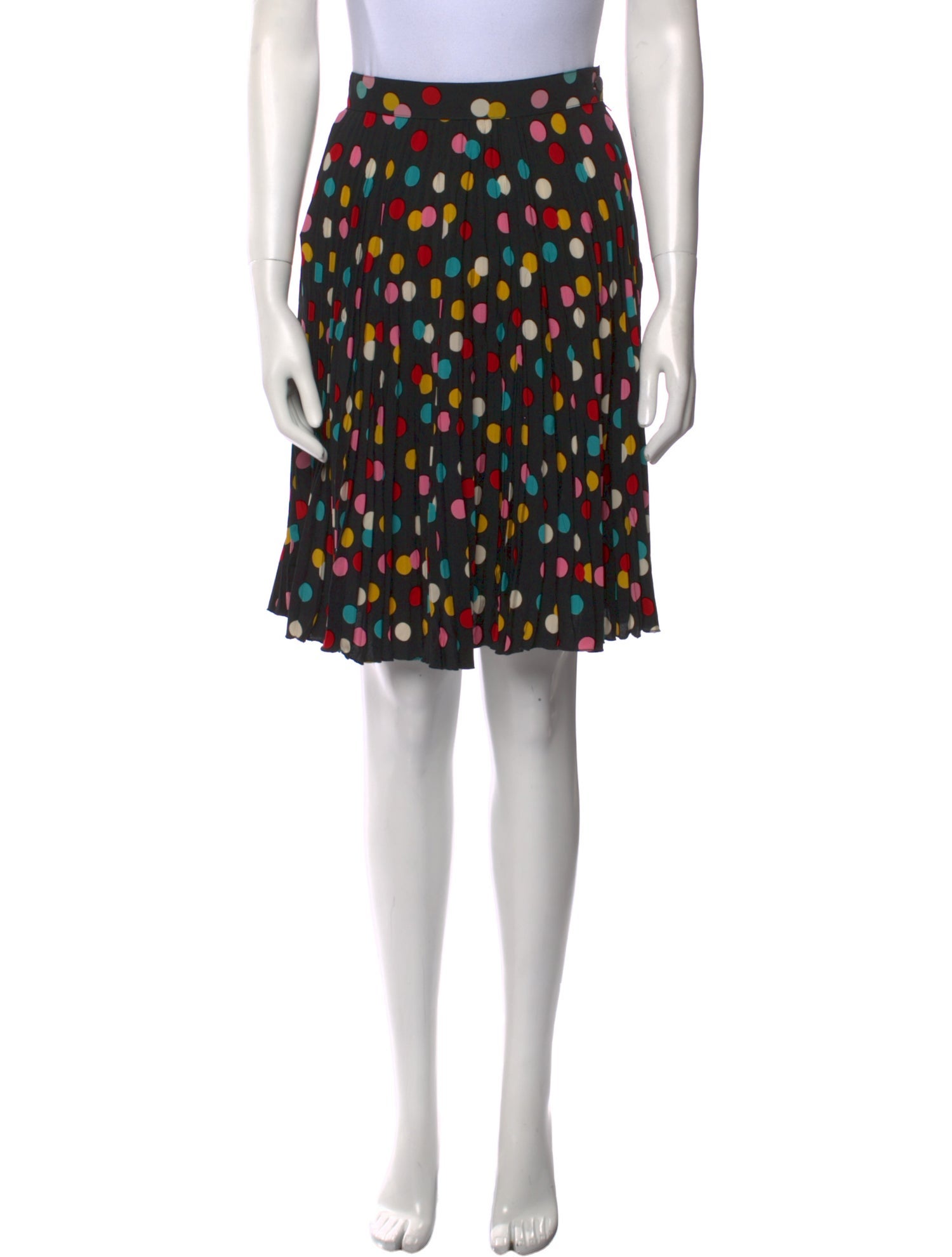 Emanuel Ungaro Polka Dot Print Knee-Length Skirt
