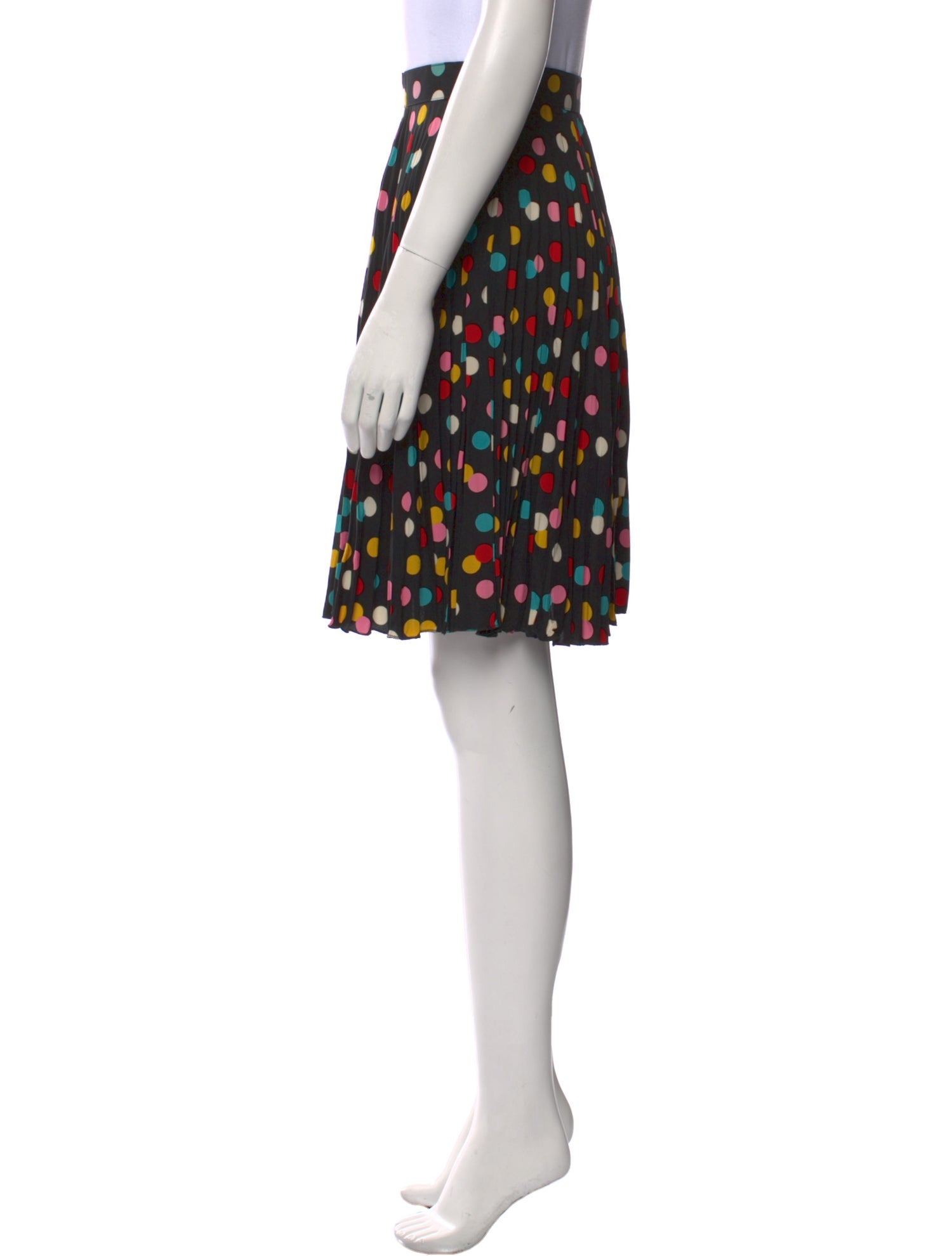 Emanuel Ungaro Polka Dot Print Knee-Length Skirt