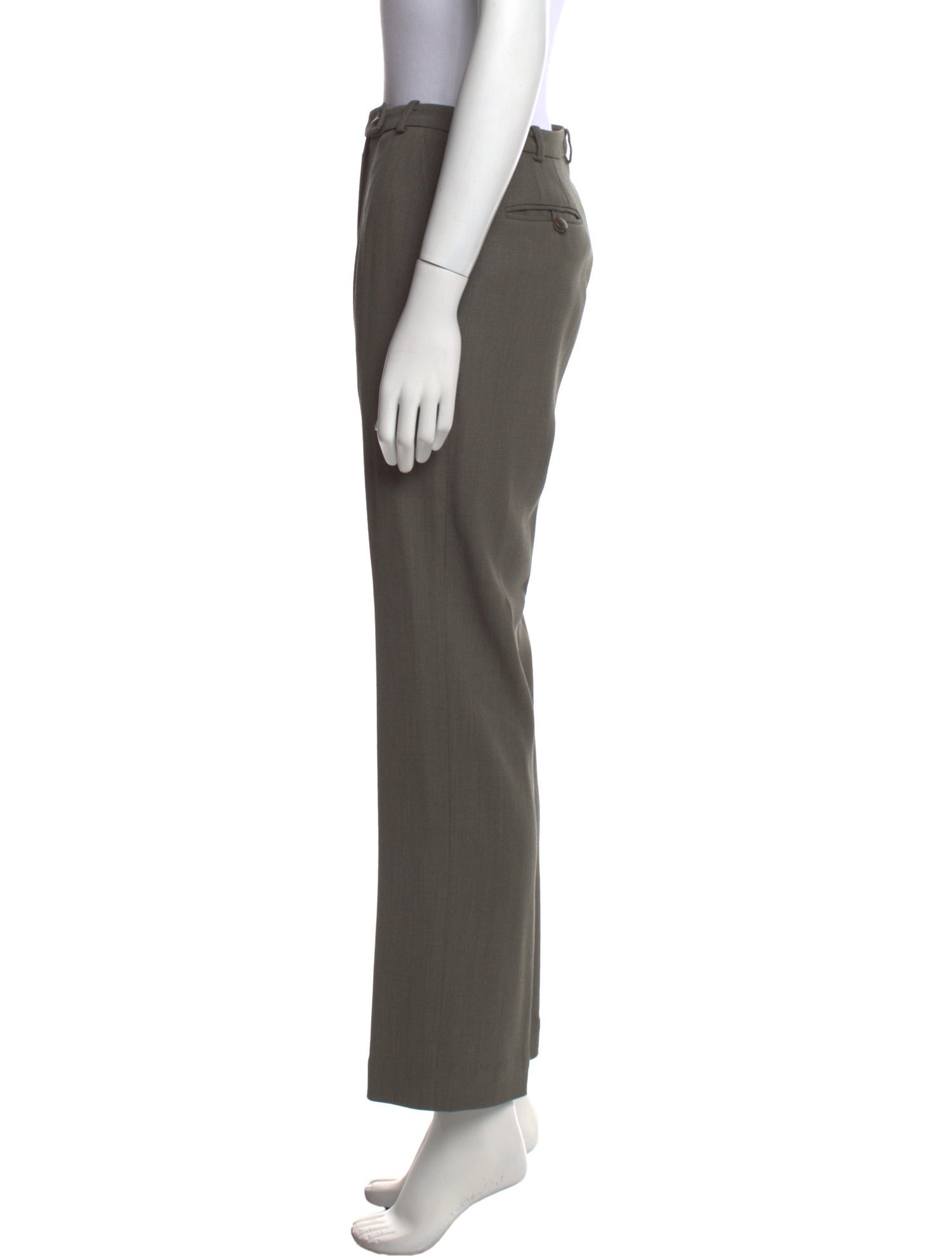 Emanuel Ungaro Wool Straight Leg Pants