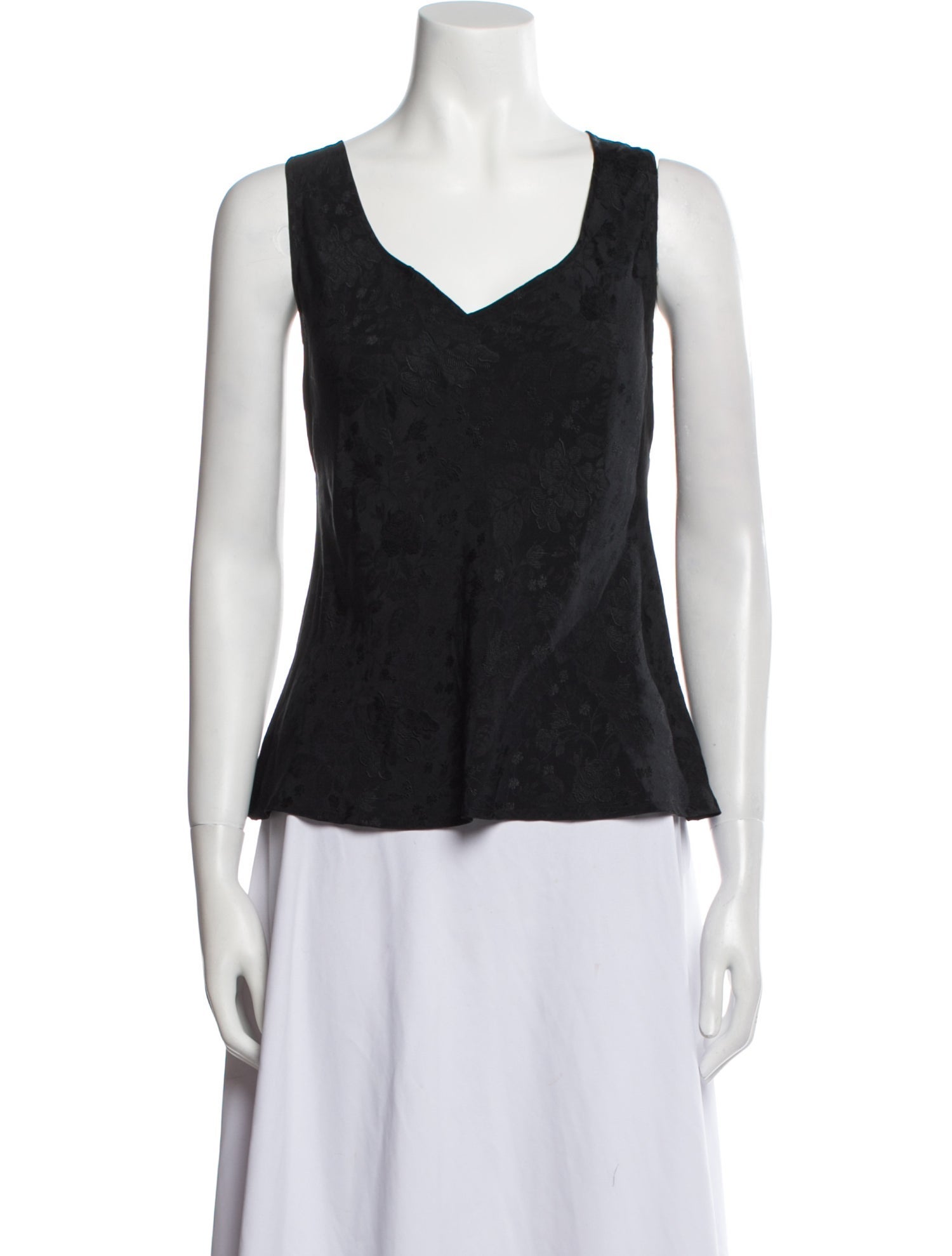 Emanuel Ungaro V-Neck Sleeveless Top