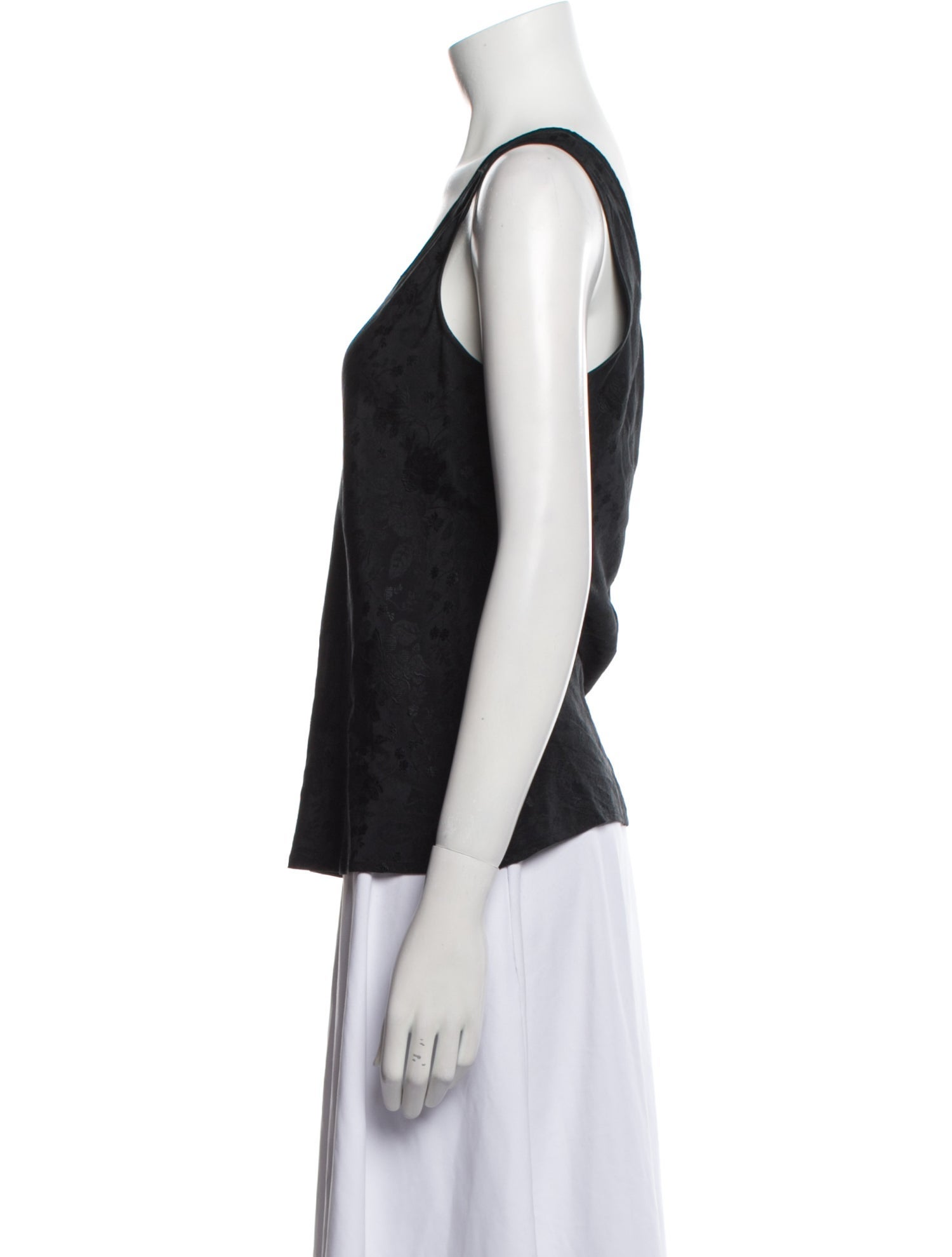 Emanuel Ungaro V-Neck Sleeveless Top