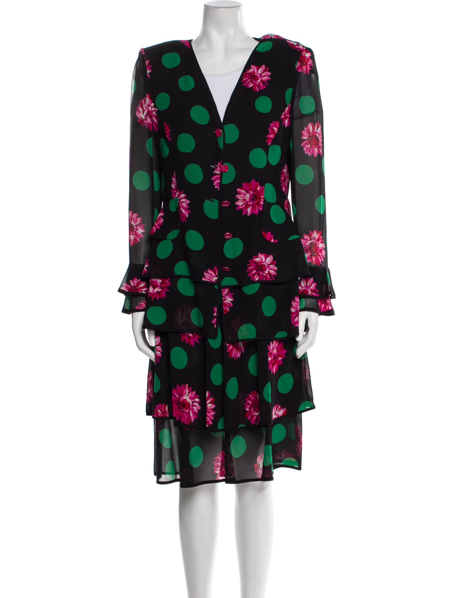 Emanuel Ungaro Vintage 1980's Skirt Suit