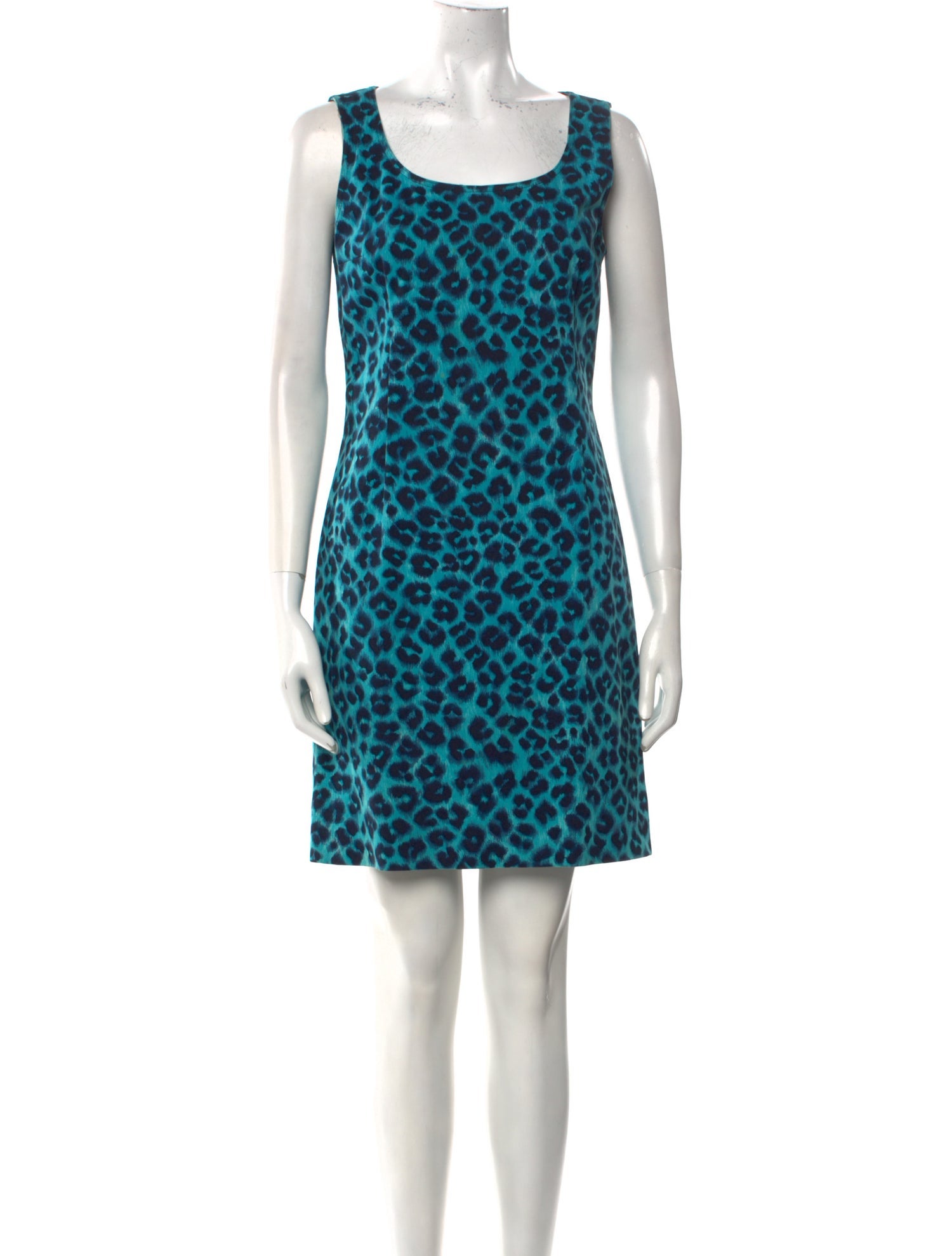 Emanuel Ungaro Animal Print Mini Dress