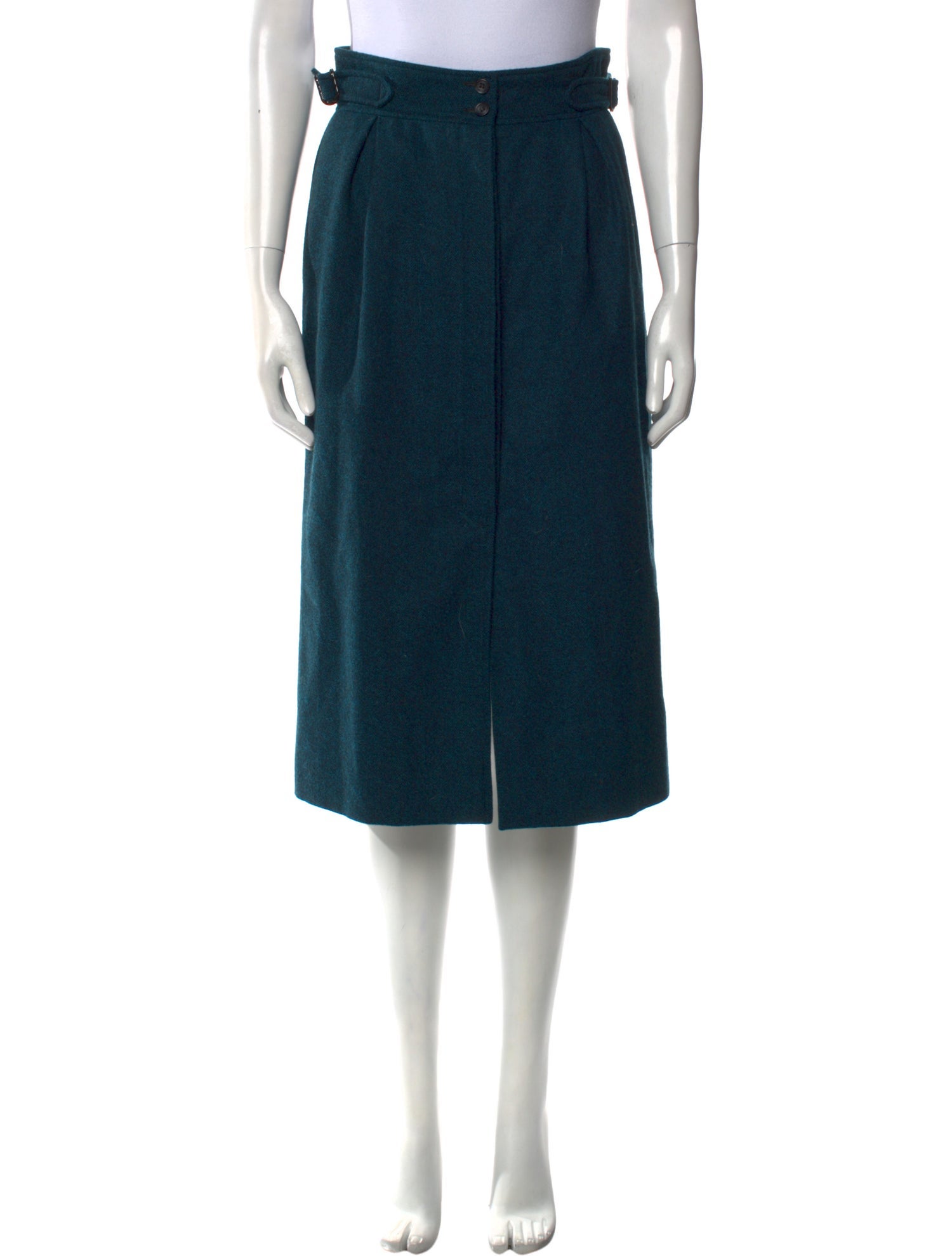 Emanuel Ungaro Lambswool Midi Length Skirt