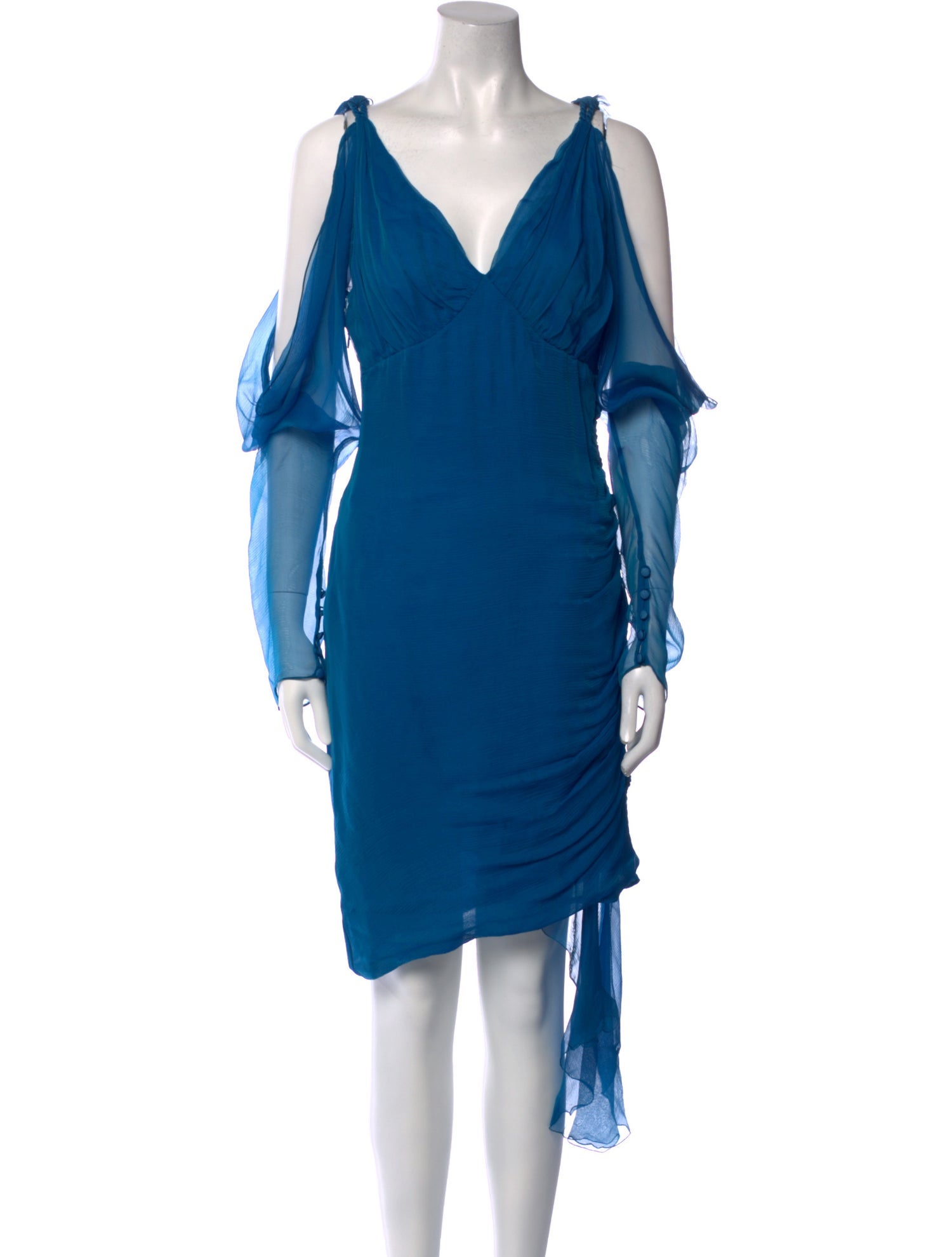 Emanuel Ungaro Silk Knee-Length Dress