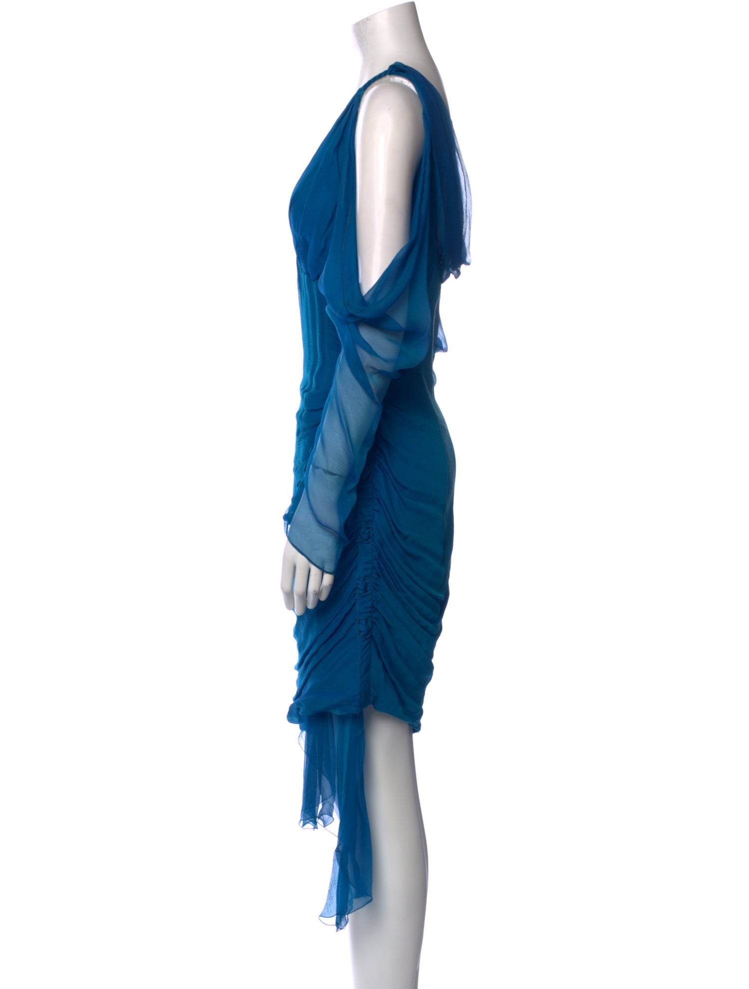 Emanuel Ungaro Silk Knee-Length Dress