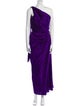 Emanuel Ungaro One-Shoulder Long Dress