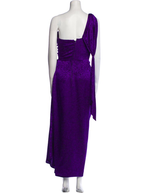 Emanuel Ungaro One-Shoulder Long Dress