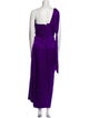 Emanuel Ungaro One-Shoulder Long Dress