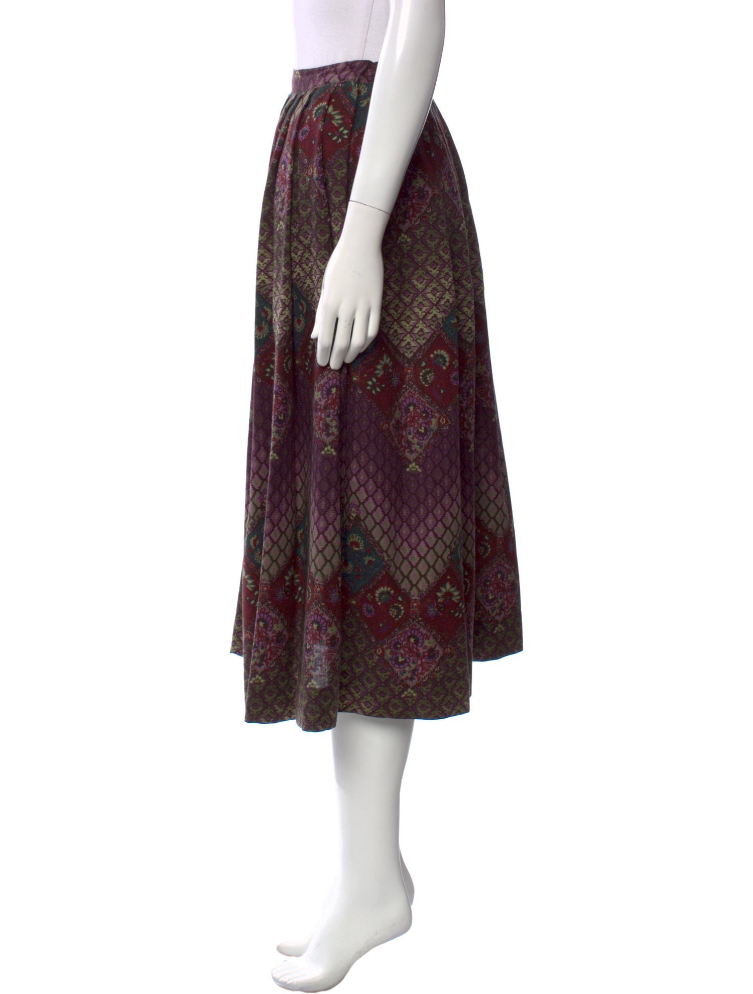 Emanuel Ungaro Vintage Midi Length Skirt