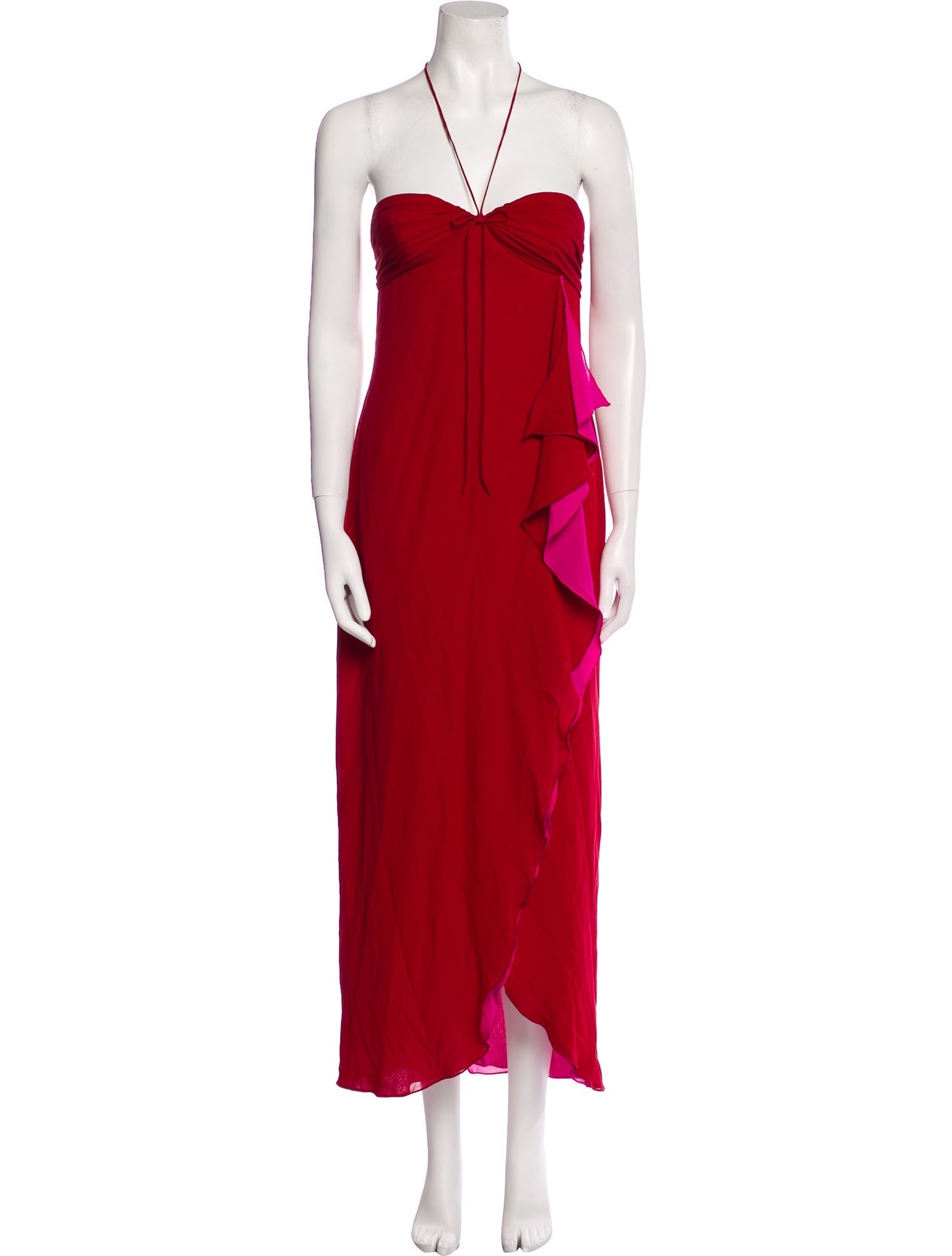 Emanuel Ungaro Halterneck Midi Length Dress
