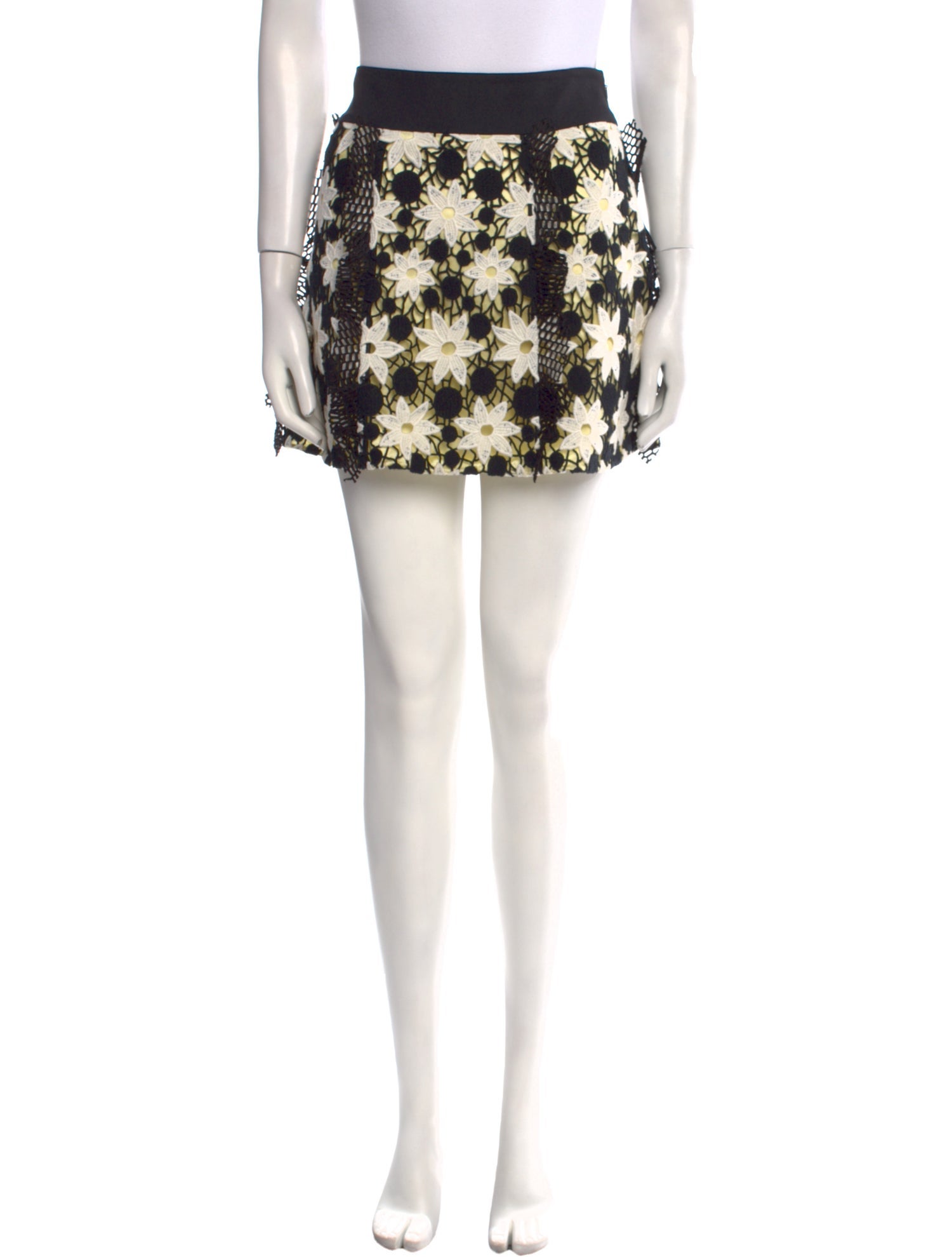 Emanuel Ungaro Floral Print Mini Skirt
