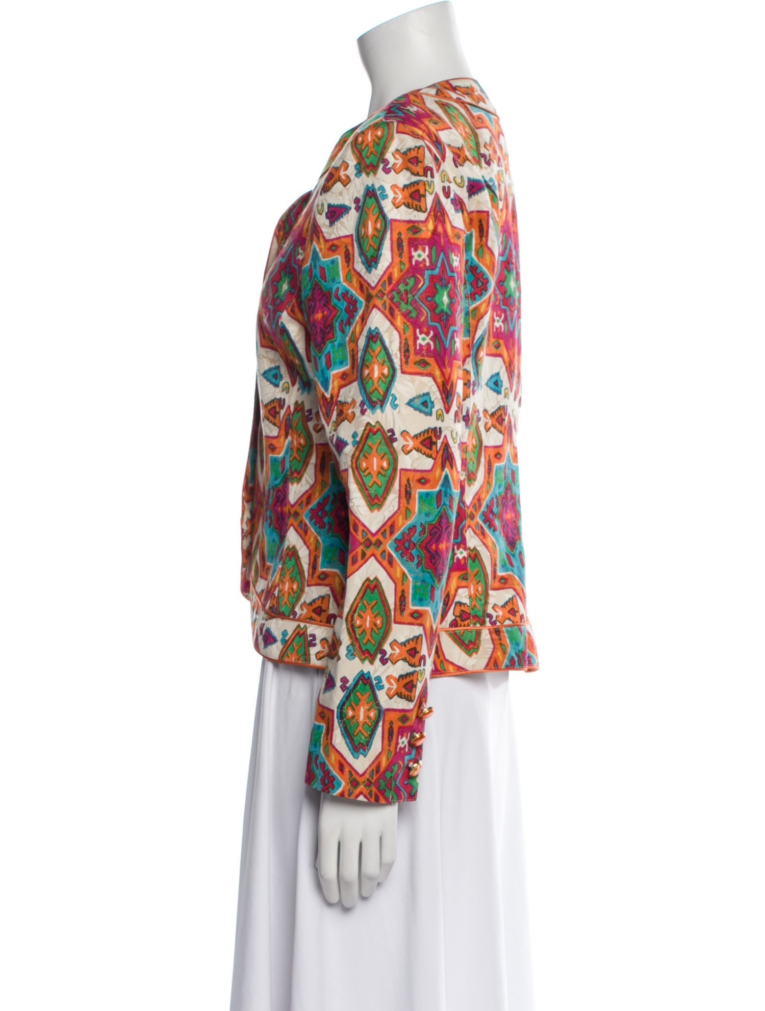 Emanuel Ungaro Vintage Printed Evening Jacket