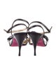 Emanuel Ungaro Leather Slingback Sandals