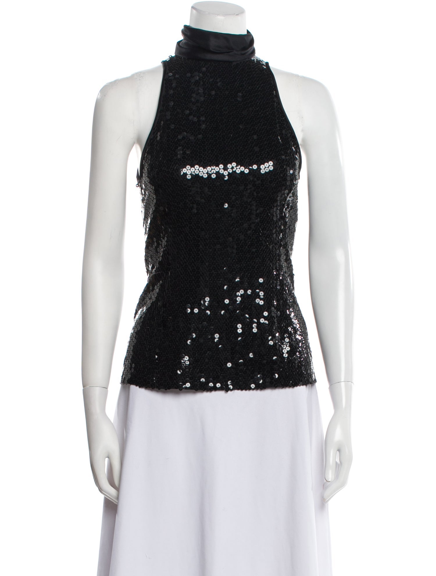 Emanuel Ungaro Turtleneck Sleeveless Top