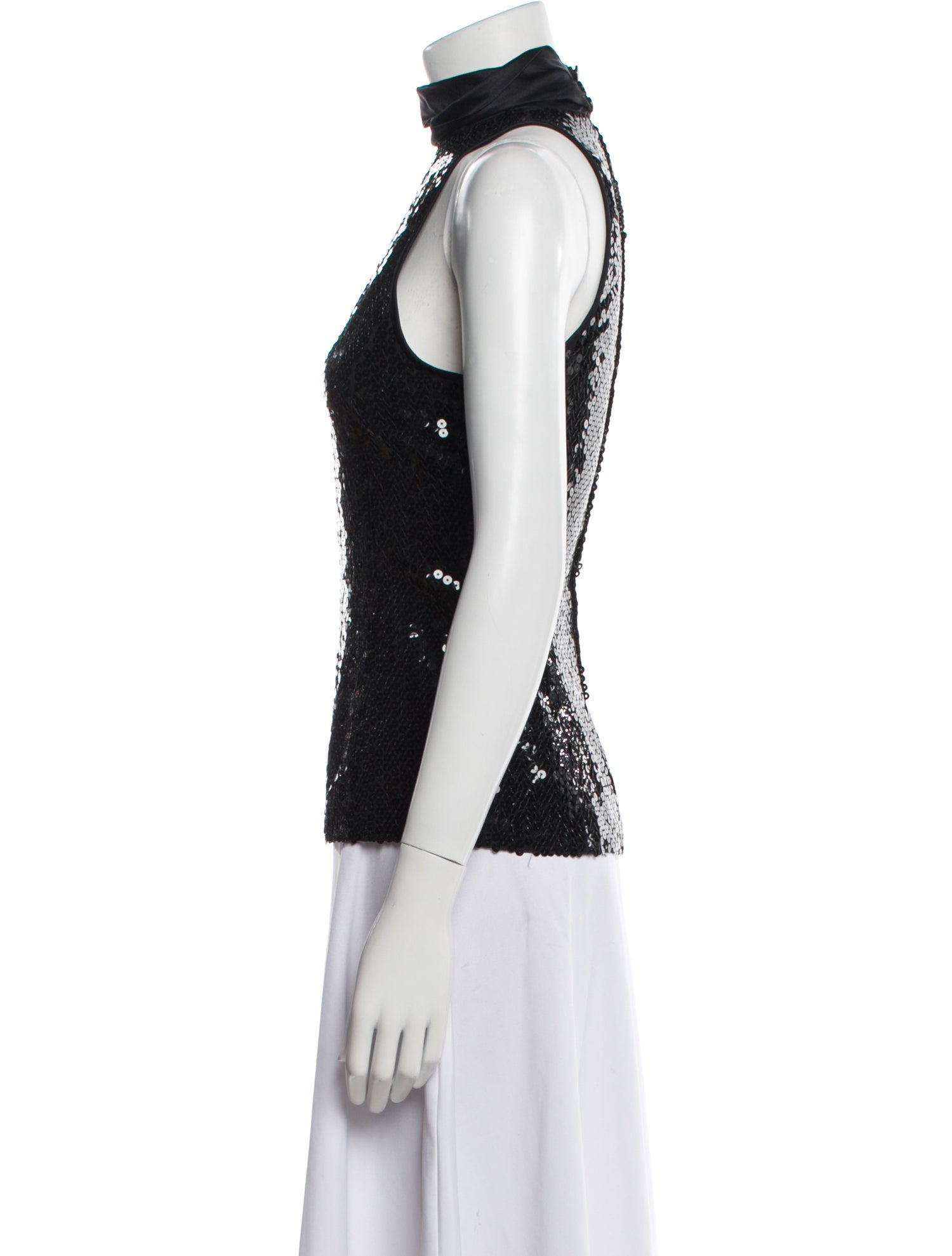 Emanuel Ungaro Turtleneck Sleeveless Top