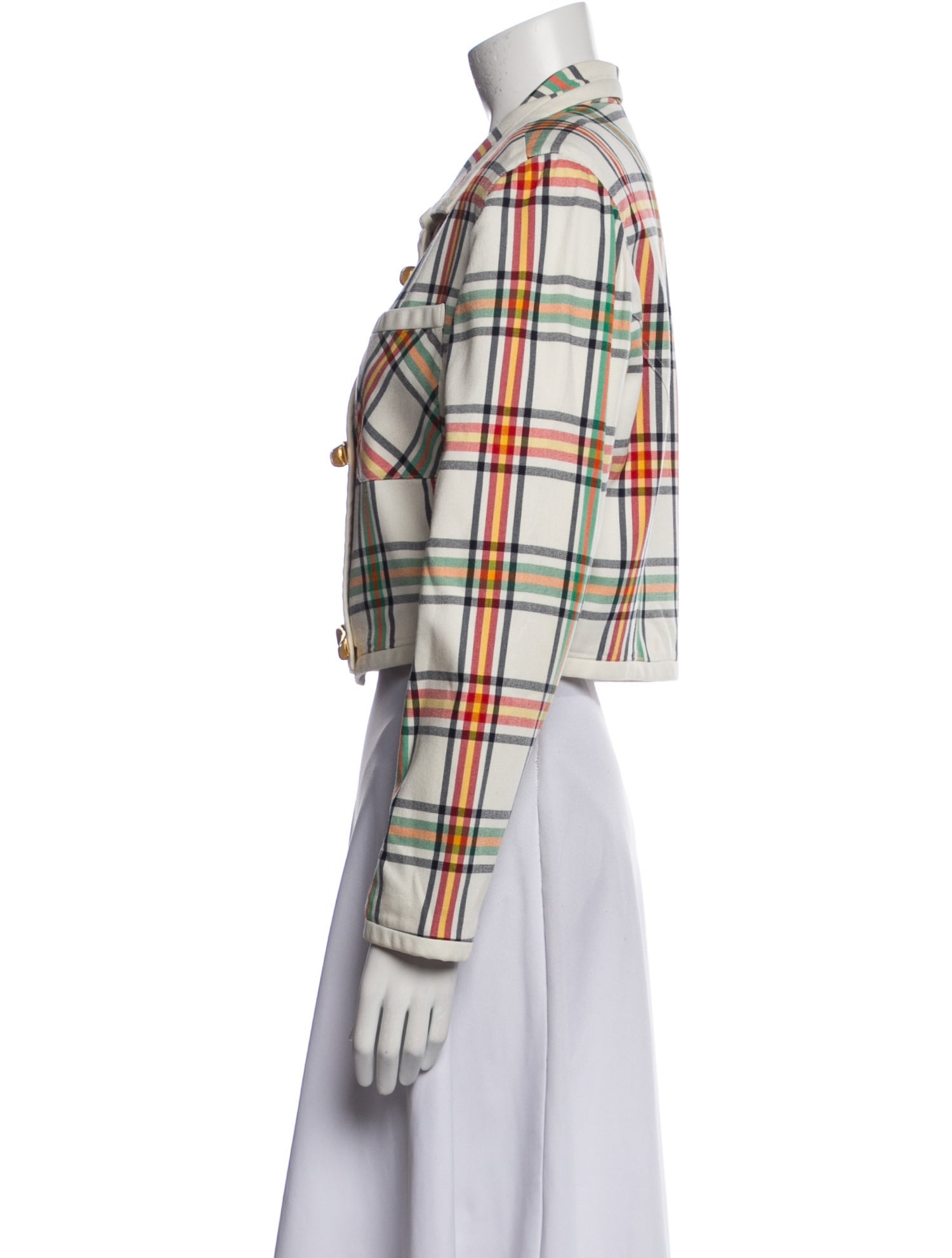 Emanuel Ungaro Plaid Print Blazer