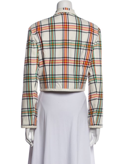 Emanuel Ungaro Plaid Print Blazer