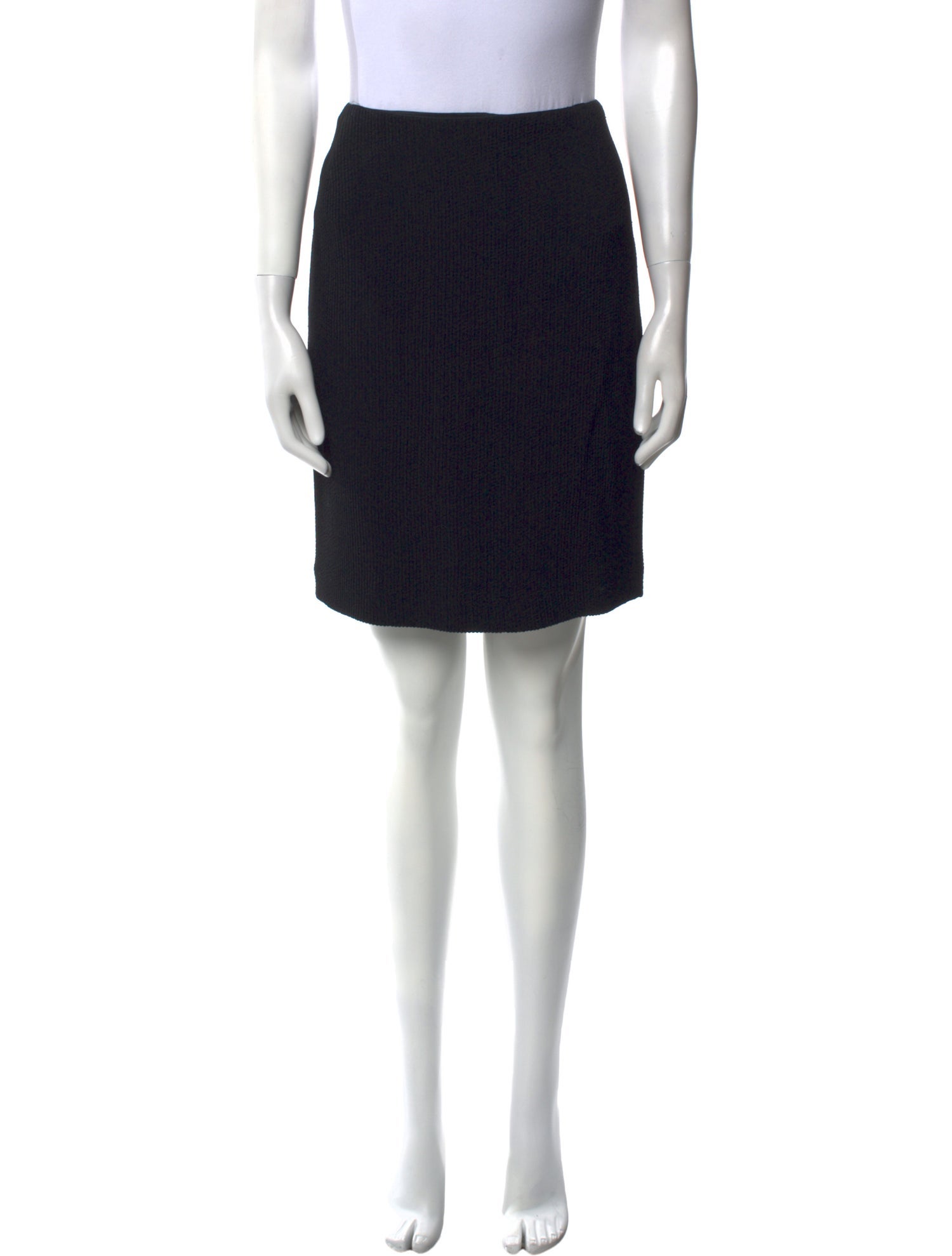 Emanuel by Emanuel Ungaro Embroidered Accent Knee-Length Skirt