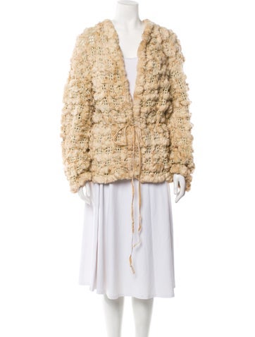 Emanuel Ungaro Jackets Vintage 2000's Fur Jacket Us10, Fr42 | L