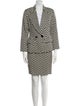 Emanuel Ungaro Wool Striped Skirt Suit
