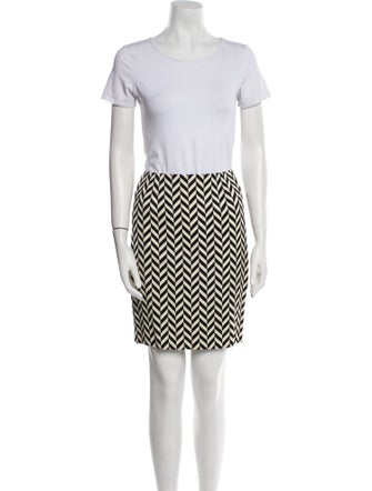 Emanuel Ungaro Wool Striped Skirt Suit