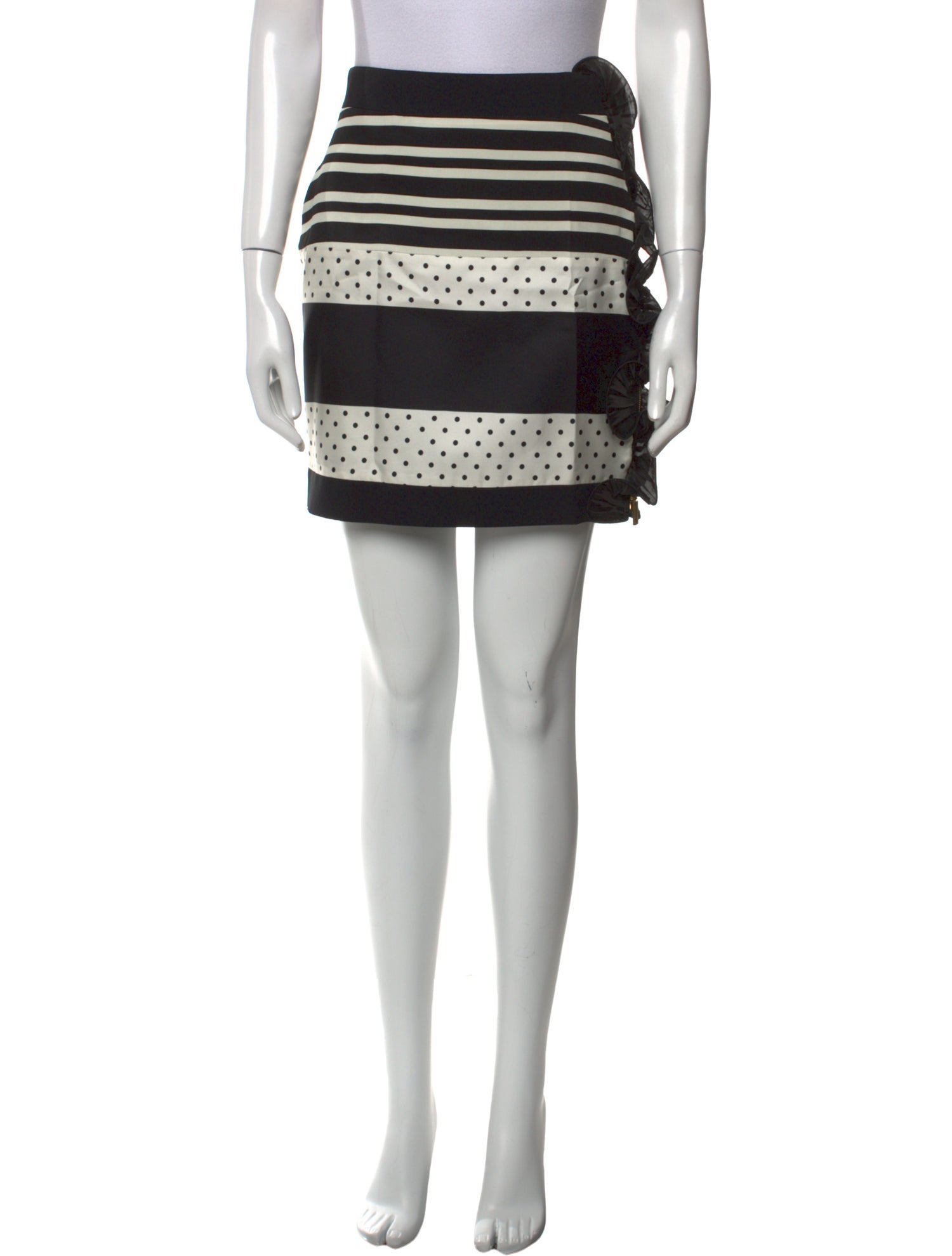 Emanuel Ungaro Striped Mini Skirt