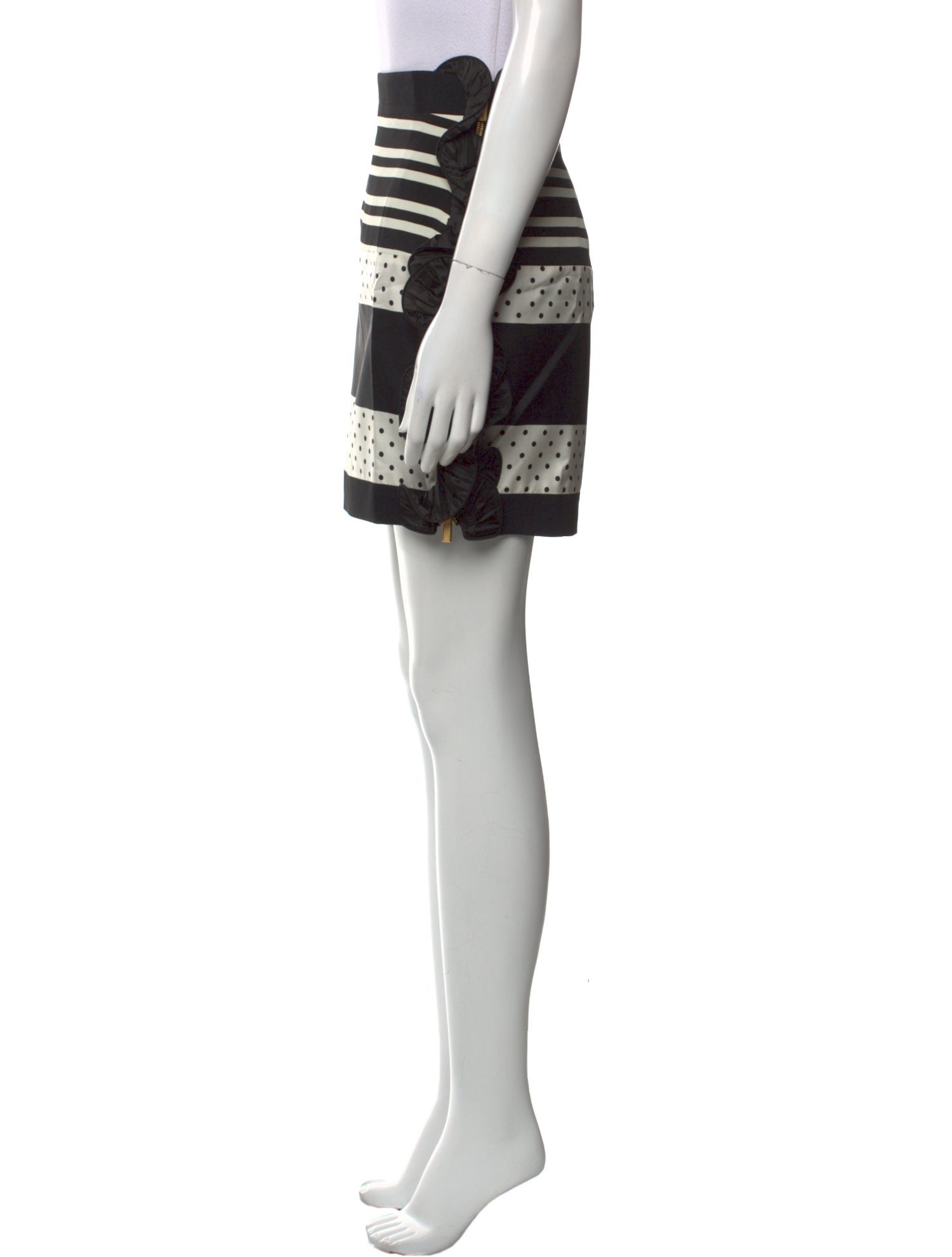 Emanuel Ungaro Striped Mini Skirt