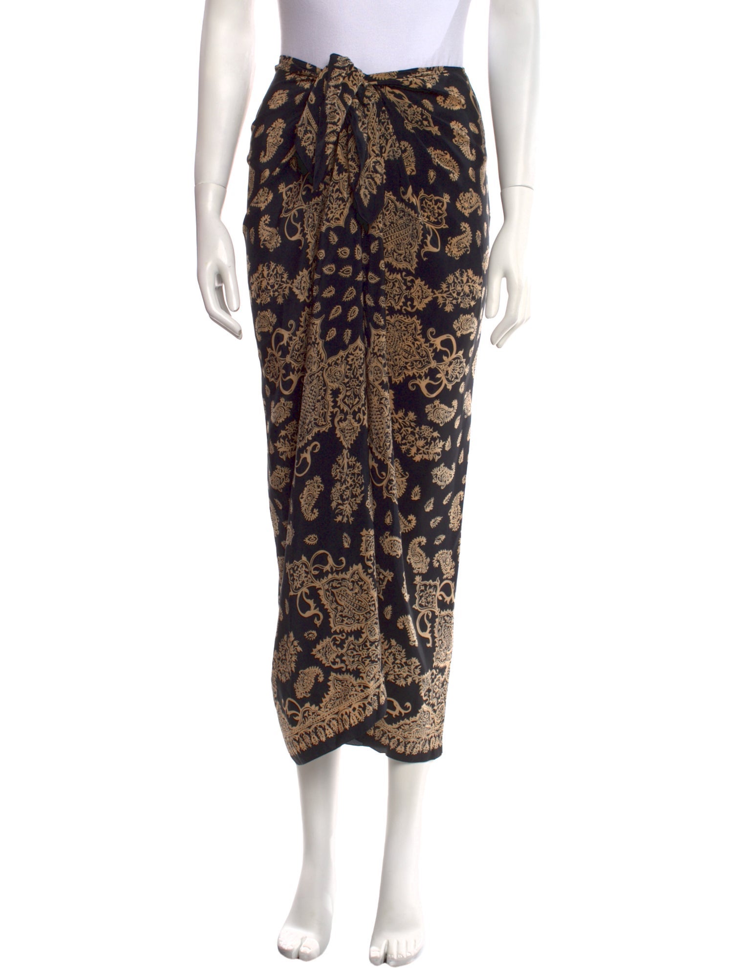 Emanuel Ungaro Silk Long Skirt