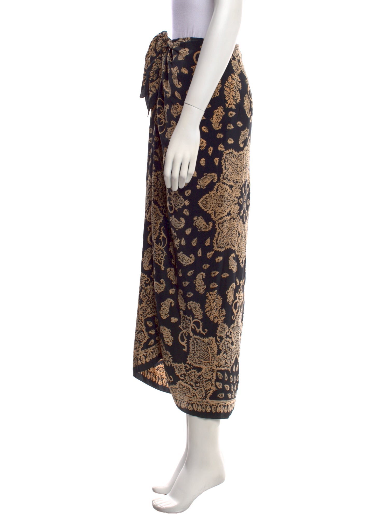 Emanuel Ungaro Silk Long Skirt