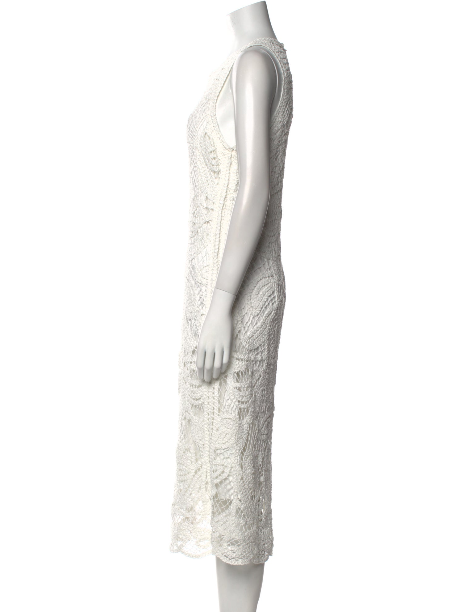 Emanuel Ungaro Lace Pattern Long Dress w/ Tags